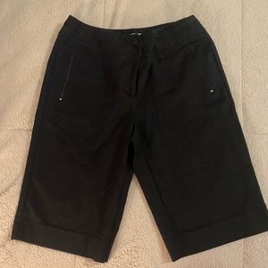 Chico’s Black Shorts. Size 0.